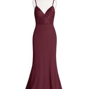 Azazie Cabernet Bridesmaid dress